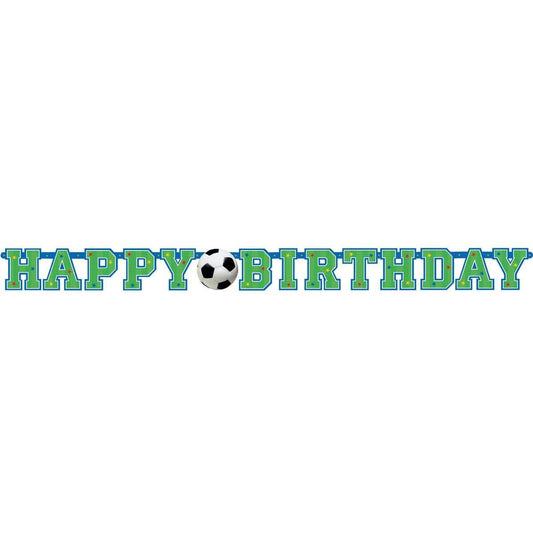 Riethmüller Partykette Fußball Happy Birthday 130x10cm