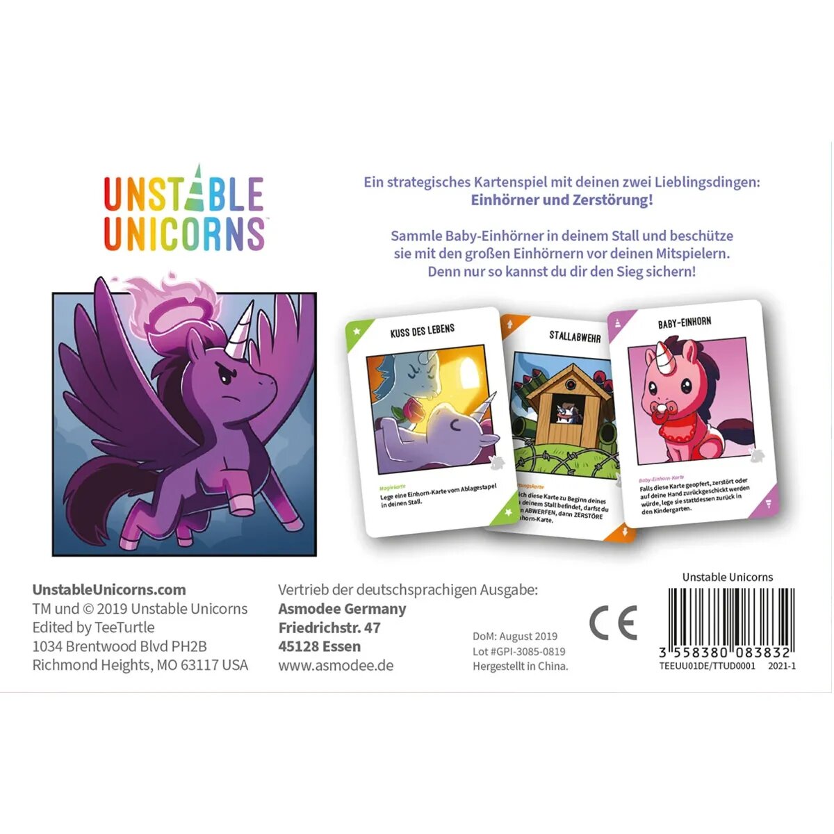 Asmodee Unstable Unicorns