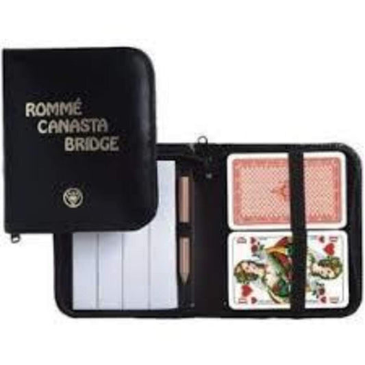 ASS Altenburger Rommé, französisches Bild, Lederetui