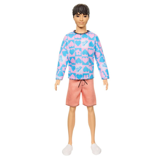 Barbie Fashionista Ken-Puppe - Blue and Pink Sweater