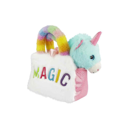 bb Klostermann Cutie-Handtasche mit Einhorn hellblau