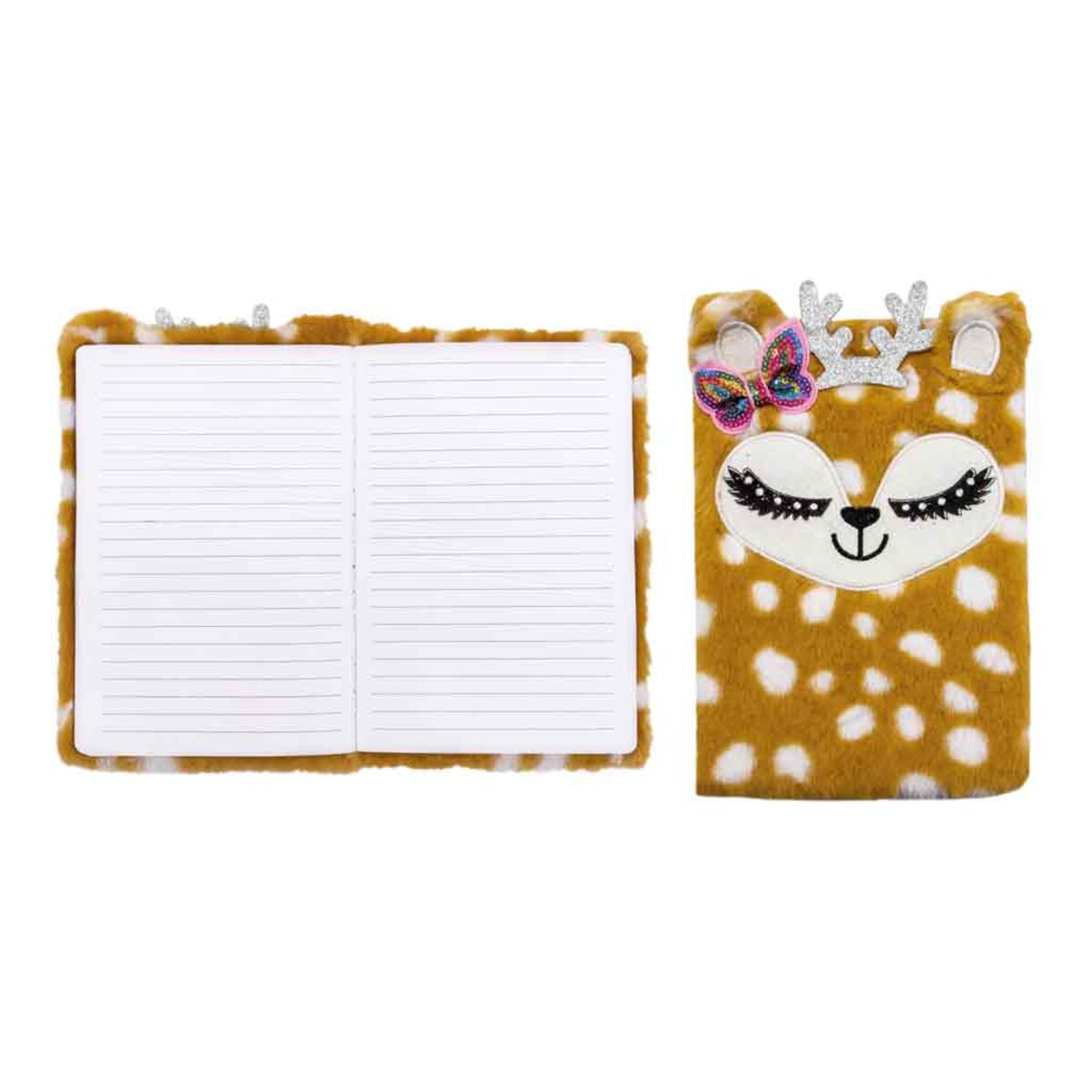 bb Klostermann Notizbuch Cutie Reh braun A5 160 Seiten liniert