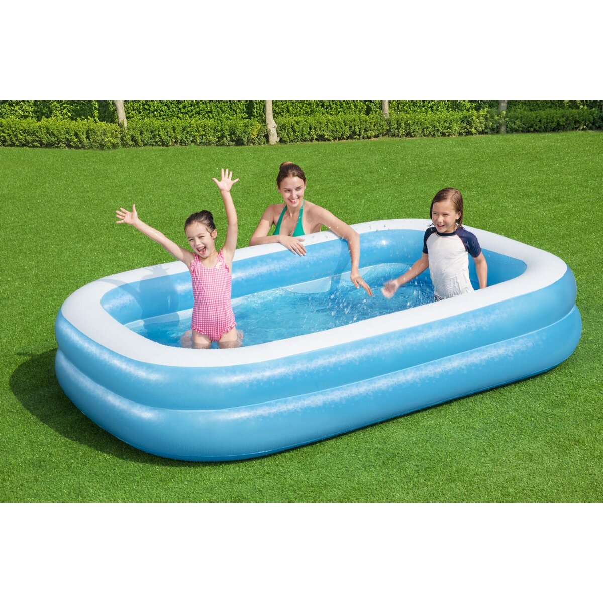 Bestway Family Pool 262 x 175 x 51 cm, eckig