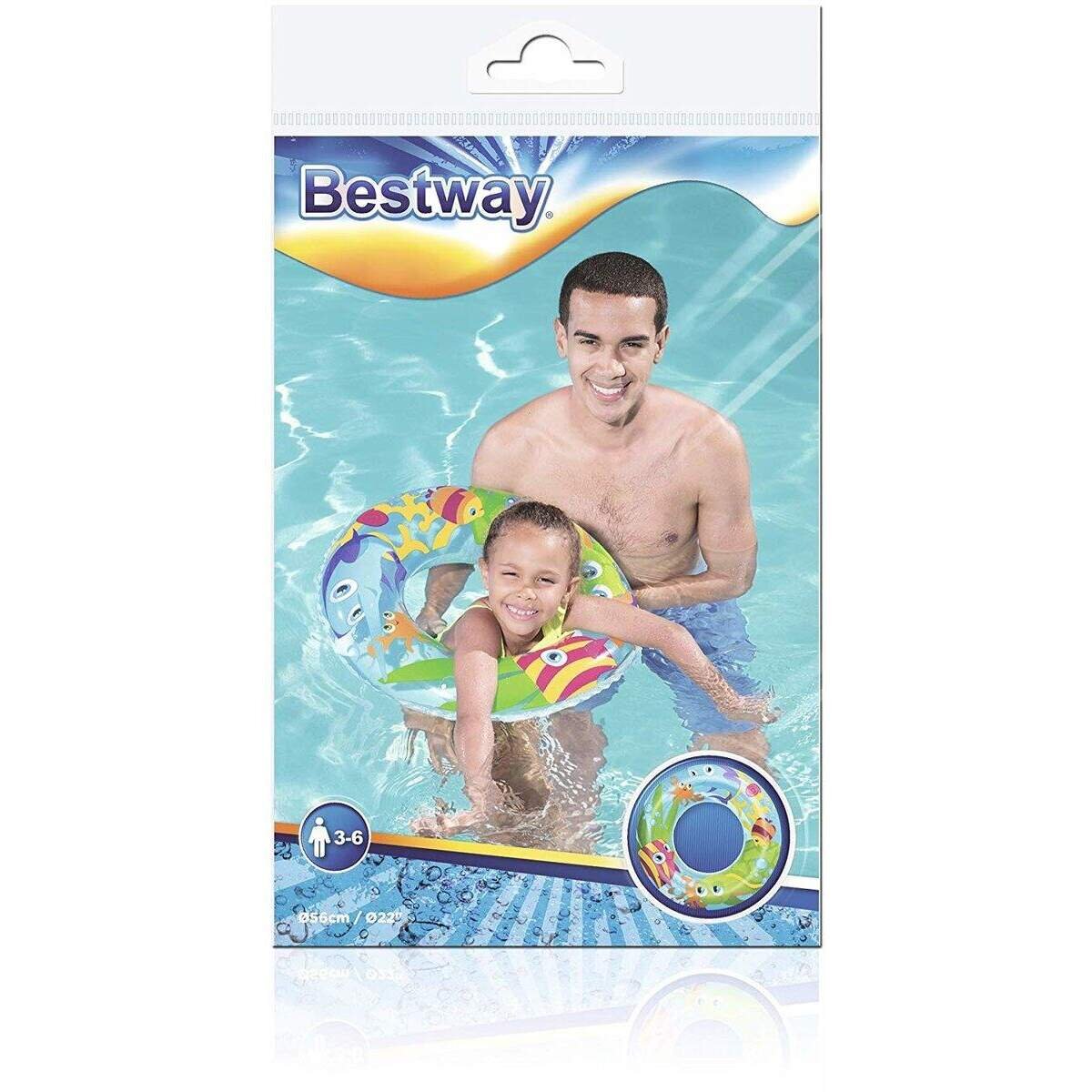 Bestway Schwimmring Sommer, 56 cm, 1 Stück, sortiert