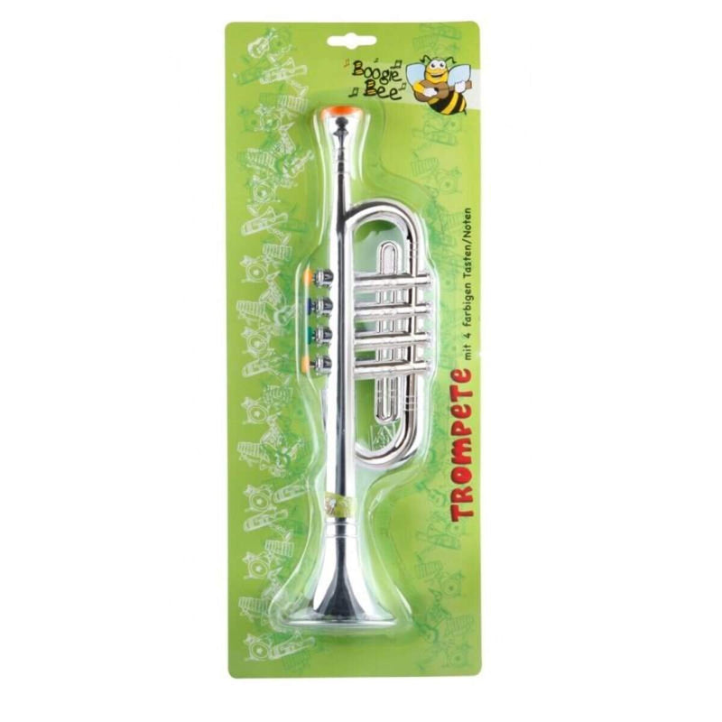 Boogie Bee Kindertrompete silber, 4 Tasten