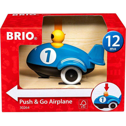 BRIO Push & Go Flugzeug