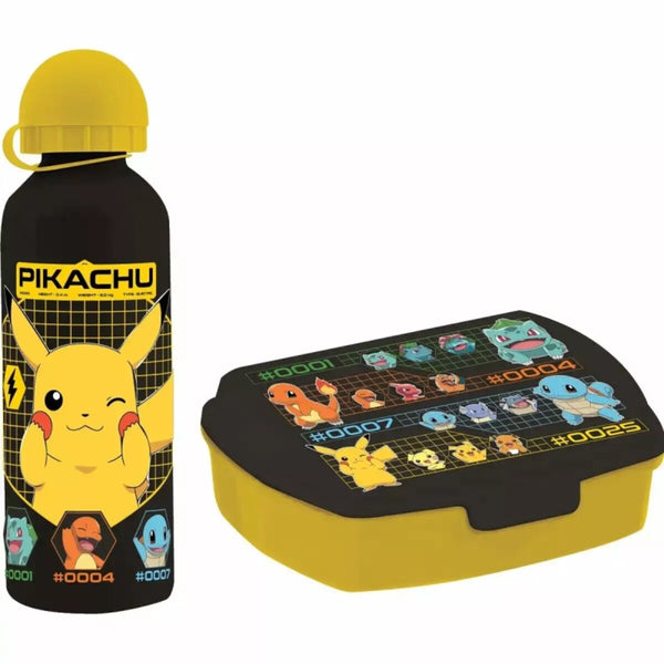 KiDS Brotdose und Trinkflasche Pokémon 500ml Pausen-Set