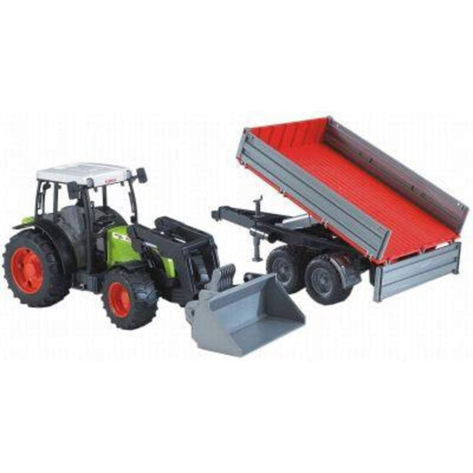 BRUDER® 2112 Claas Nectis 267 F + FL + Tandemanhänger