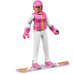 BRUDER® 60420 Snowboardfahrerin mit Zubehör