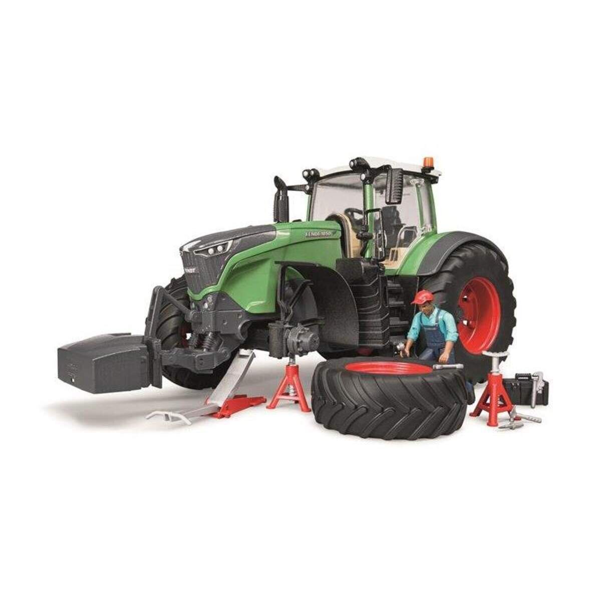 BRUDER® Traktor Fendt 1050 Vario mit Mechaniker und Werkstattausstattung