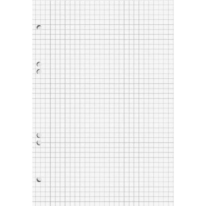 BRUNNEN Collegeblock Student, A5, 80 Blatt, gelocht, kariert