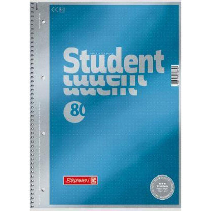 BRUNNEN Collegeblock Student Premium A4, 80 Blatt, punktiert