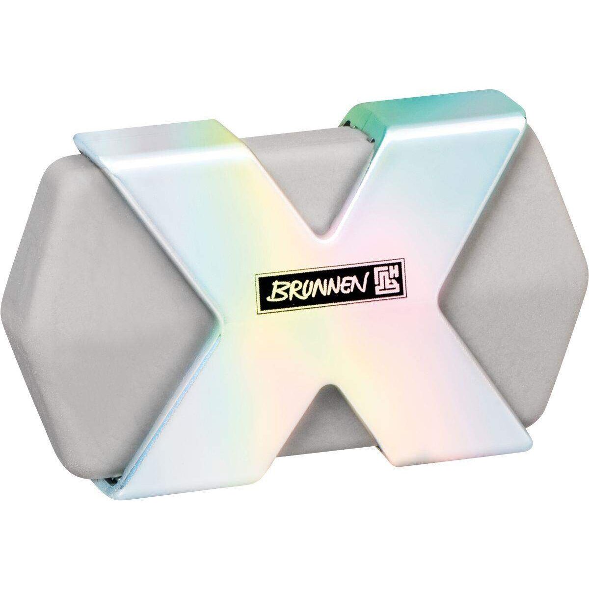 BRUNNEN Radiergummi Xtreme grau 5,2 x 2,9 x 1,1 cm mit Kunststoff-Griffzone