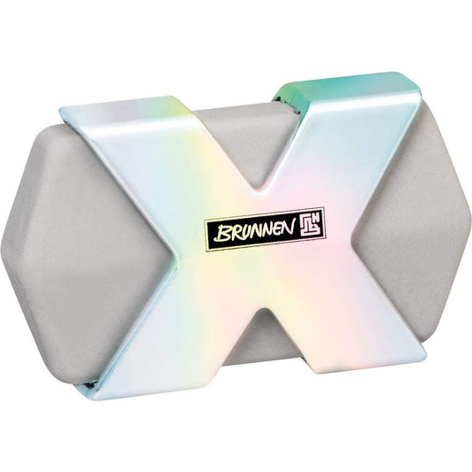 BRUNNEN Radiergummi Xtreme grau 5,2 x 2,9 x 1,1 cm mit Kunststoff-Griffzone