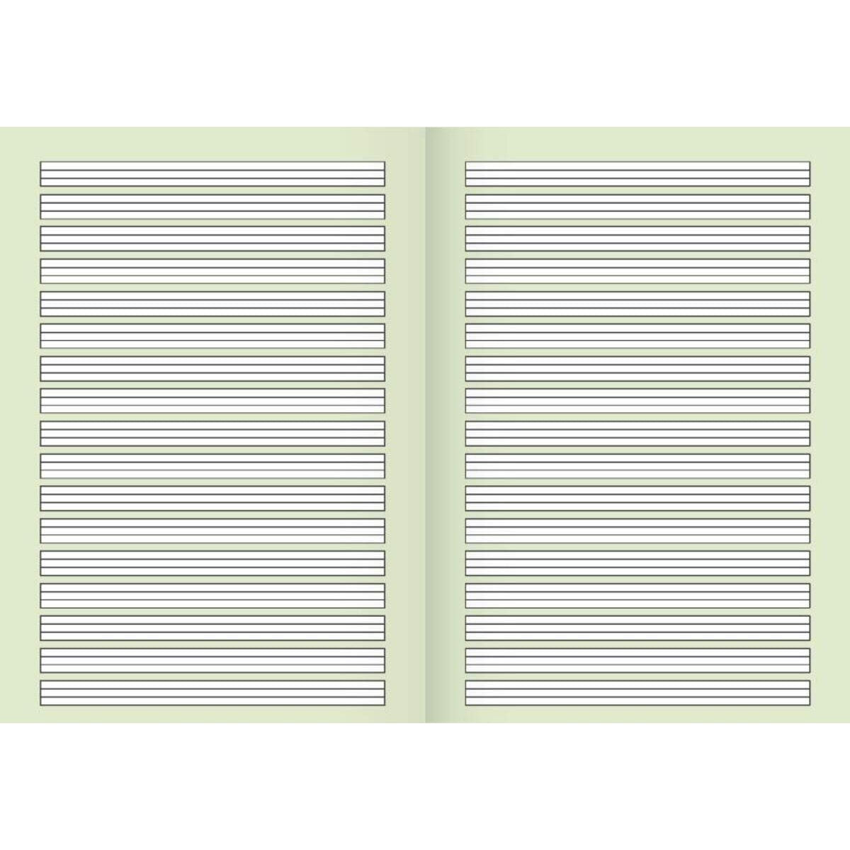 BRUNNEN Schulheft A4, liniert, Lineatur 2, 32 Blatt