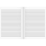 BRUNNEN Schulheft A4, liniert, Lineatur 3, 32 Blatt