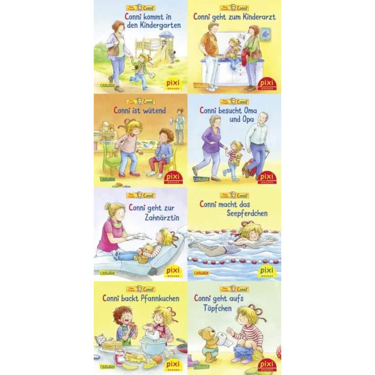 Carlsen Verlag Pixi-8er-Set 275: Connis bunte Welt (8x1 Exemplar)