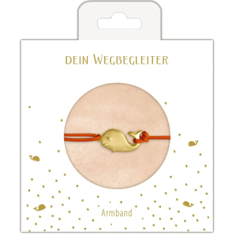 Coppenrath Verlag Armband mit Walanhänger (vergoldet)