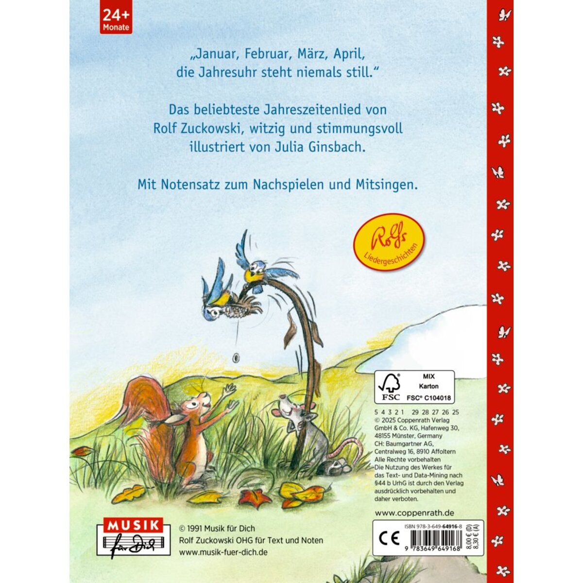 Coppenrath Verlag Die Jahresuhr (Zuckowski)