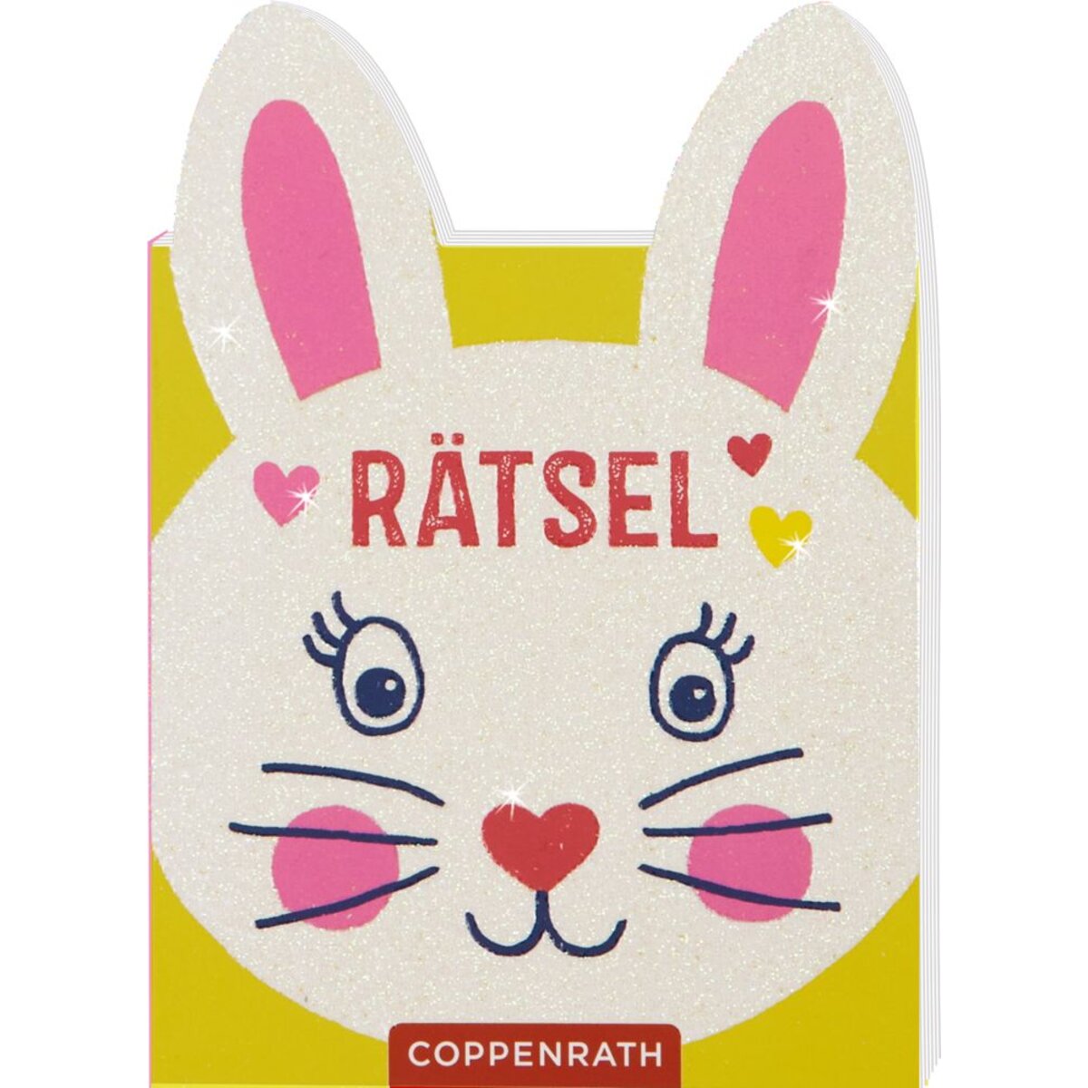 Coppenrath Verlag Glitzer-Rätsel to go Katze / Hase / Fuchs / Lama, 1 Stück, 4-fach sortiert