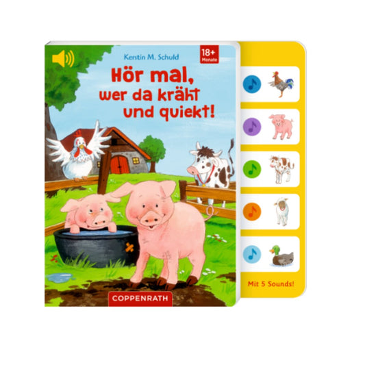 Coppenrath Verlag Hör mal, wer da kräht und quiekt! (Soundbuch)