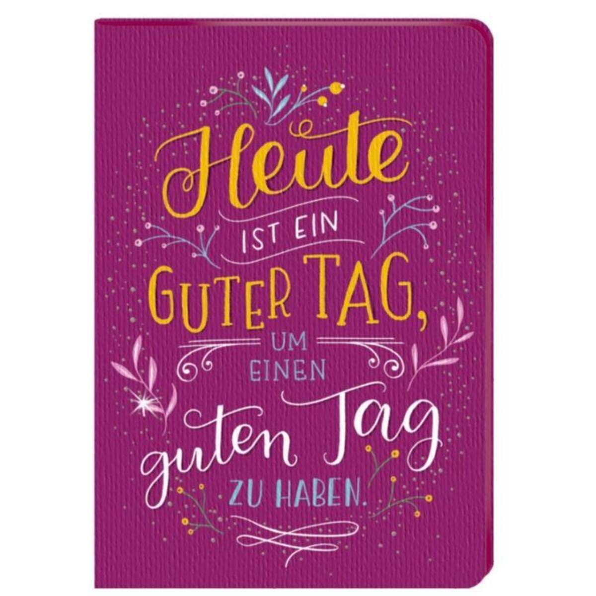 Coppenrath Verlag Notizhefte DIN A5 mit Handlettering-Spruch, sortiert