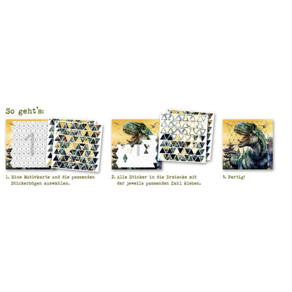 Coppenrath Verlag Stickern nach Zahlen - T-Rex World