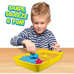 Craze Magic Sand Sea Adventures, 600 g bunter Kinetischer Indoorsand mit Förmchen