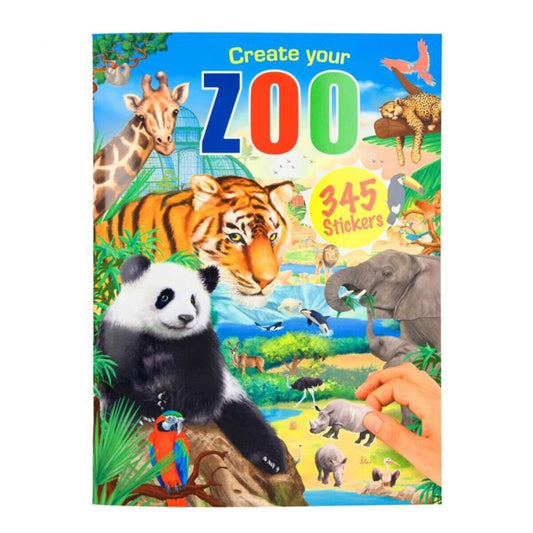 Depesche Create your ZOO, Malbuch mit Stickern