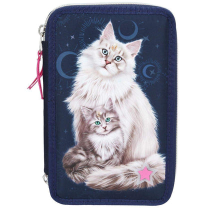 Depesche Fantasy Model 3-fach Federtasche LED MOONLIGHT