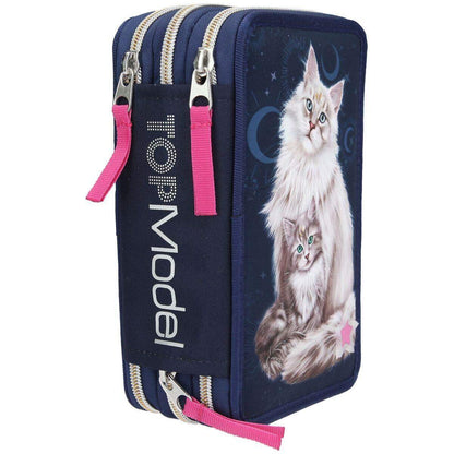 Depesche Fantasy Model 3-fach Federtasche LED MOONLIGHT