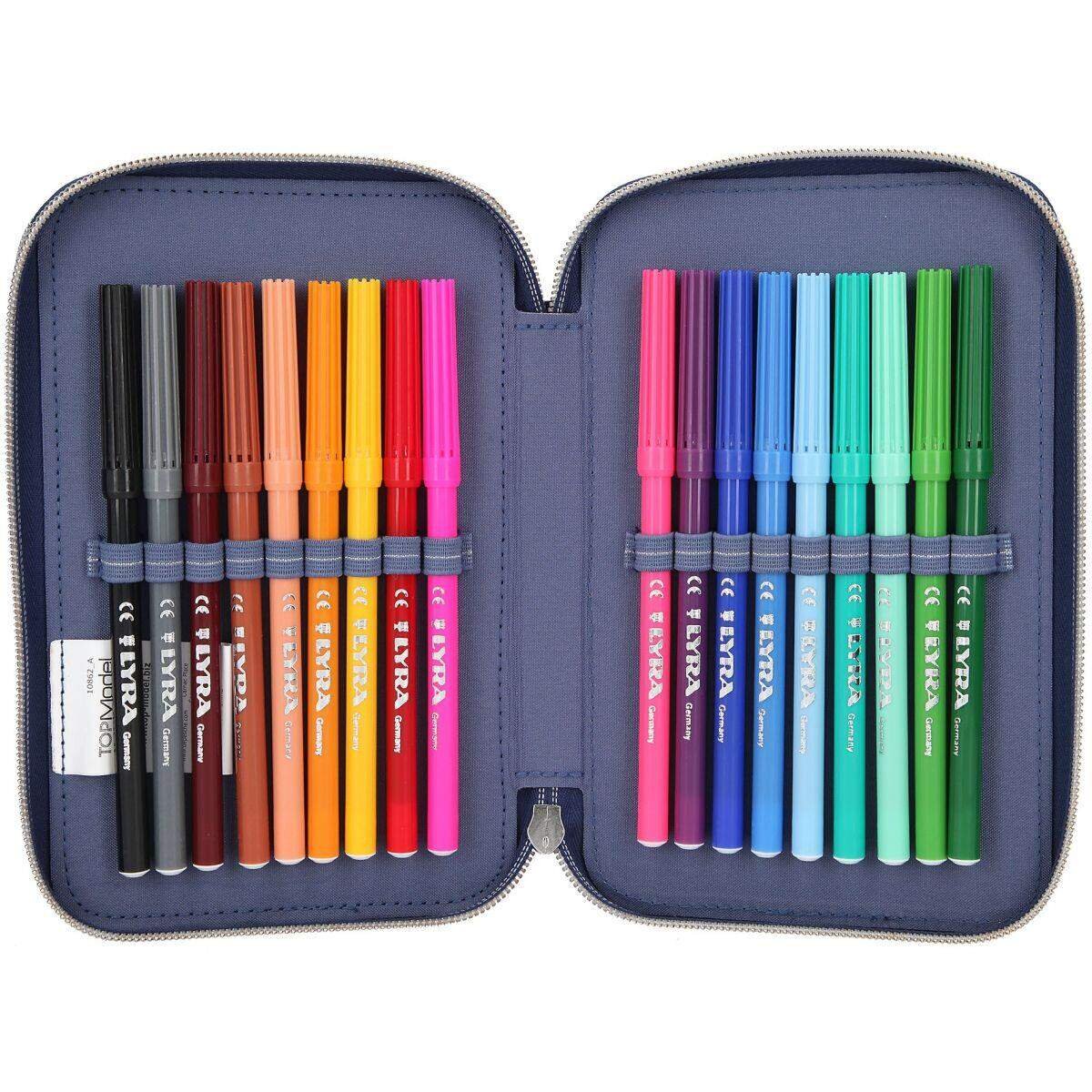 Depesche Fantasy Model 3-fach Federtasche LED MOONLIGHT