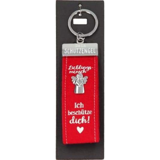 Depesche Schutzengel Glücksfilz Schlüsselanhänger