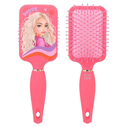 Depesche TOPModel Haarbürste Paddle Brush Small, 1 Stück, 3-Fach sortiert