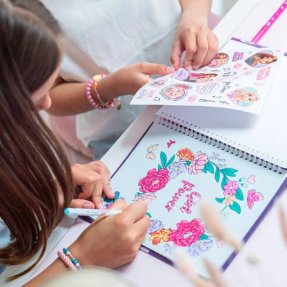 Depesche TOPModel Malbuch mit LED und Sound MY BFF mit 2 Bogen coole Sticker