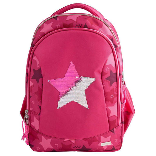 Depesche TOPModel Schulrucksack Streichpaillette Stern pink