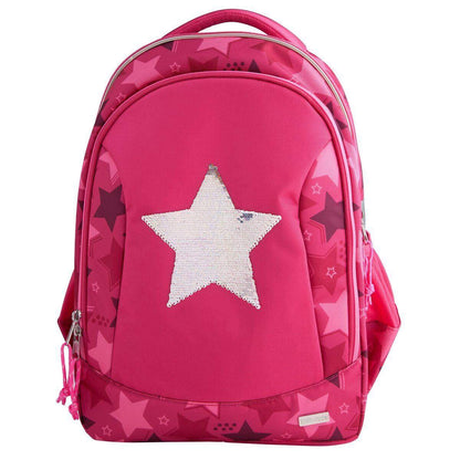 Depesche TOPModel Schulrucksack Streichpaillette Stern pink