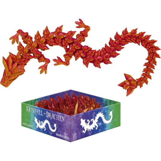 Die Spiegelburg Kristall-Drache rot, lila und gelb, 1 Stück, 3-fach sortiert