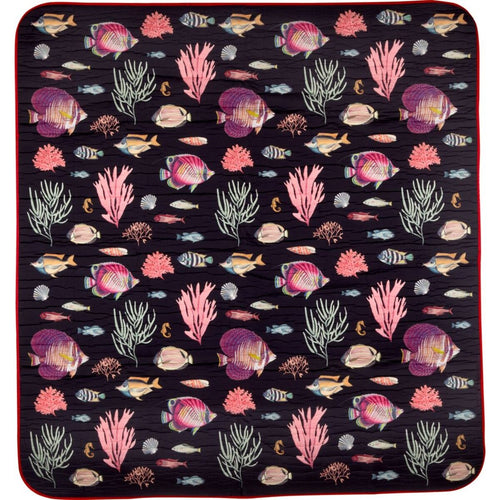 Die Spiegelburg Picknick-Decke Unterwasserwelt "I love my Ocean" (ca.135x150 cm)