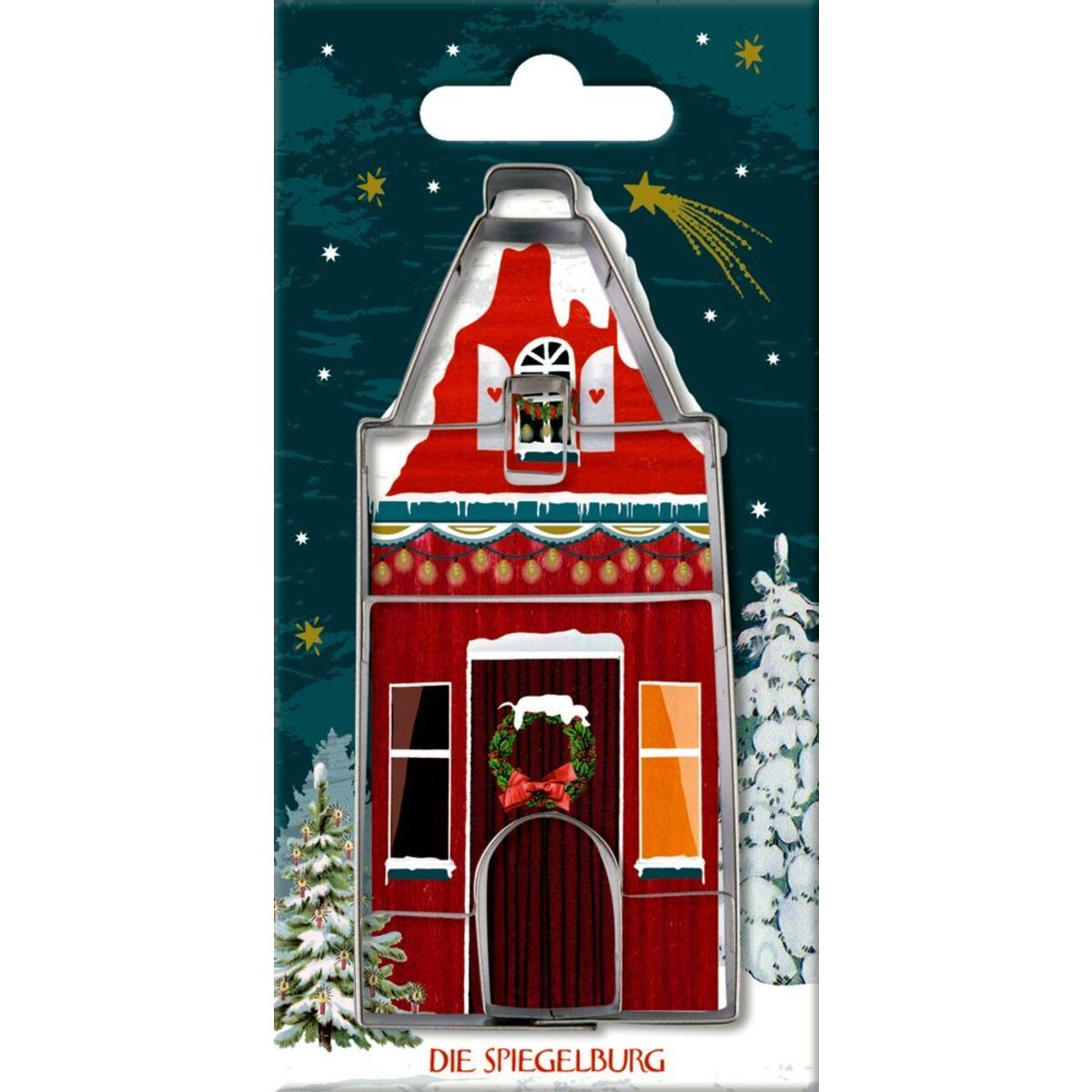 Die Spiegelburg Plätzchen Ausstechformen "Hell erleuchtet jedes Haus", 1 Stück, 3-fach sortiert