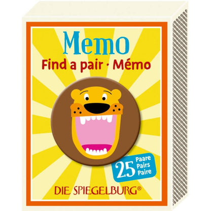 Die Spiegelburg Spiel & Spaß in der Schachtel Memo