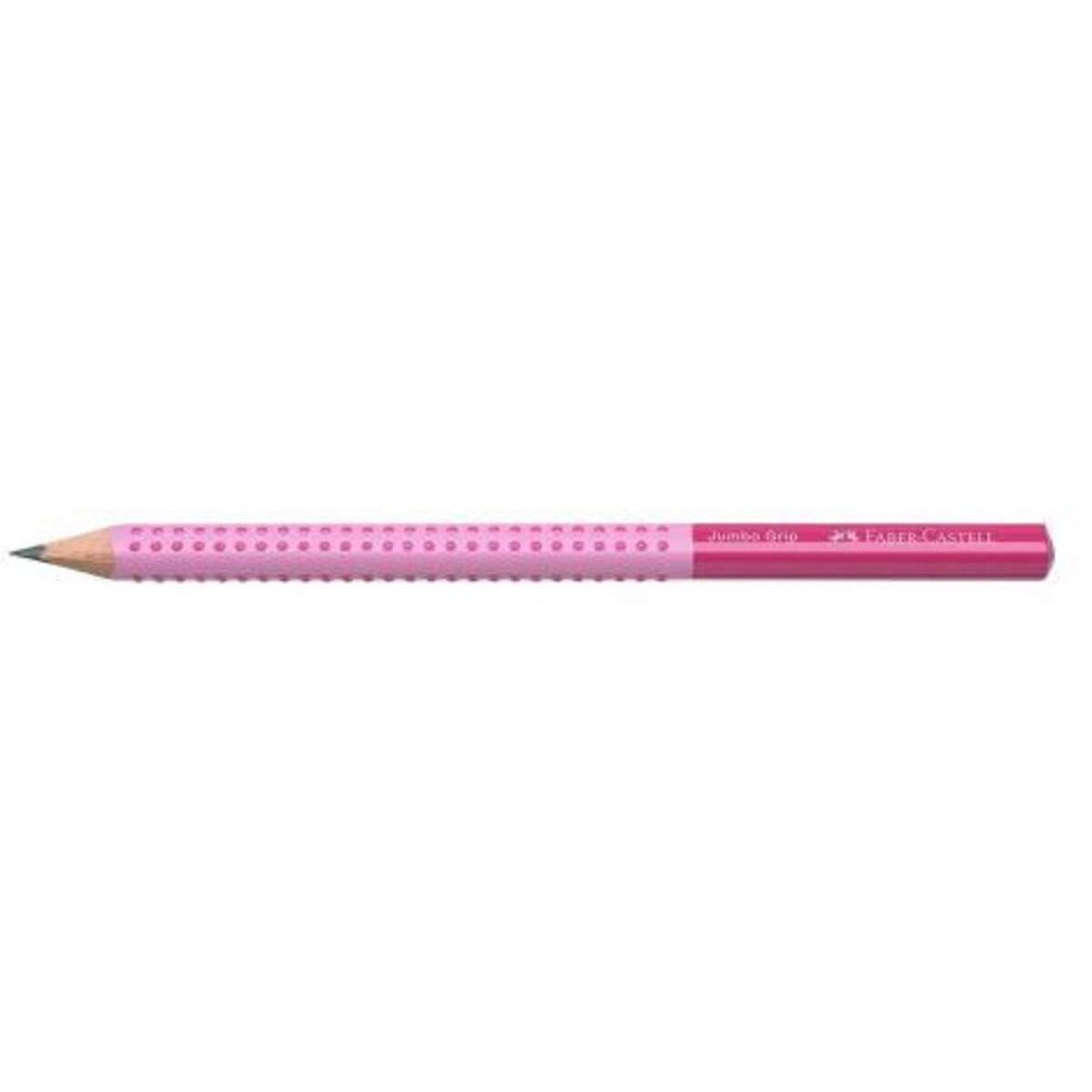 Faber-Castell Bleistift Jumbo Grip Two Tone pink/rosa