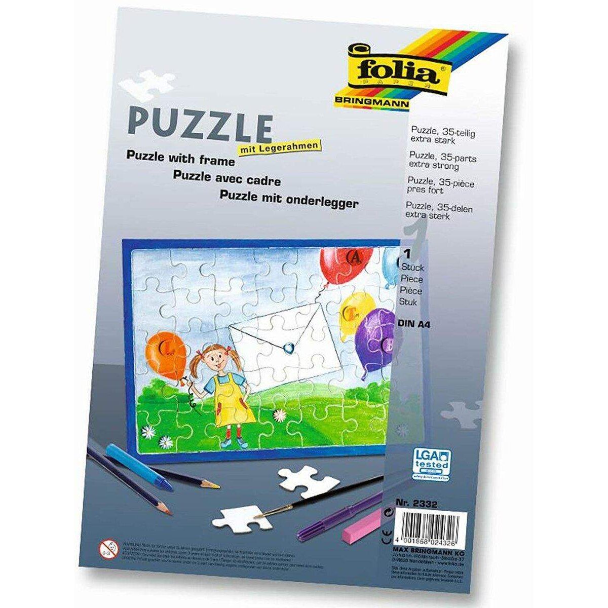 Folia Puzzle mit Legerahmen, 35 Teile