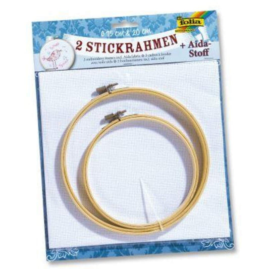 Folia Stickrahmen, 2 Stück