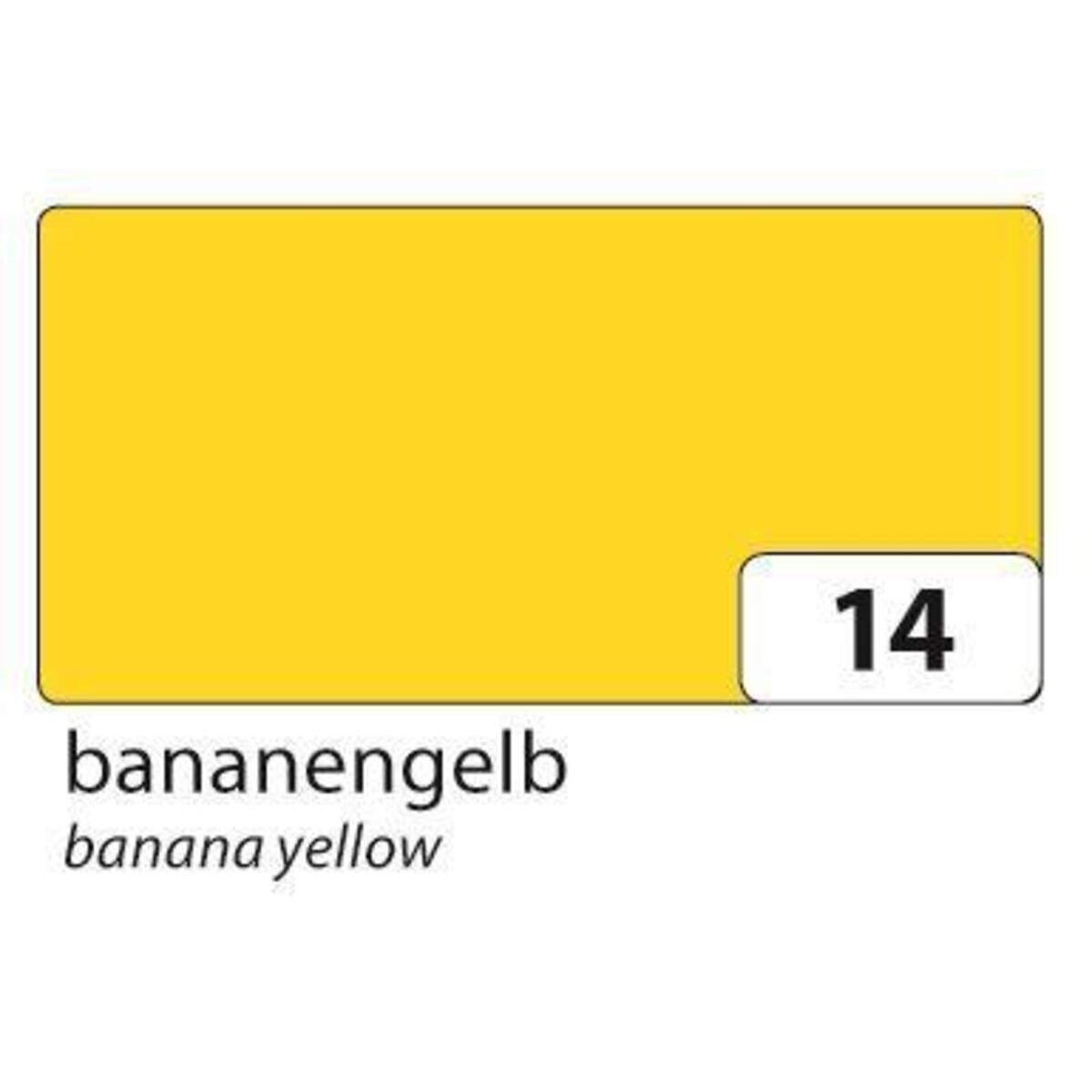 Folia Tonpapier bananengelb, A4, 100 Blatt