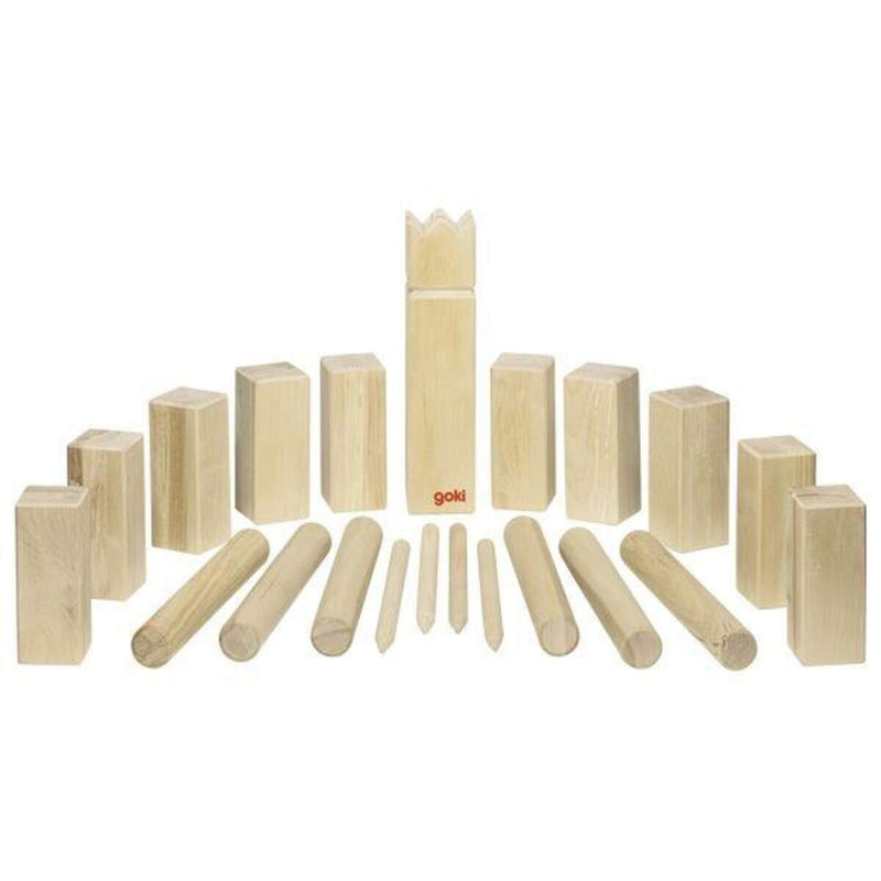 goki Wikingerspiel Kubb, im Baumwollbeutel