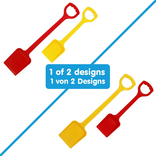 Gowi Schaufel 2er Set rot und gelb robust 55 und 40 cm