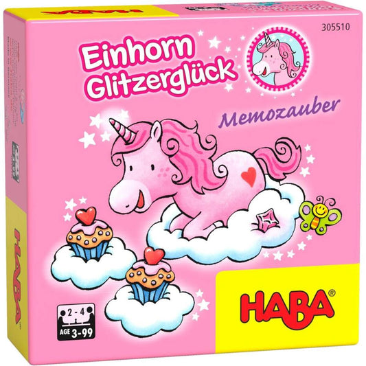 HABA 305510 Einhorn-Glitzerglück Memozauber