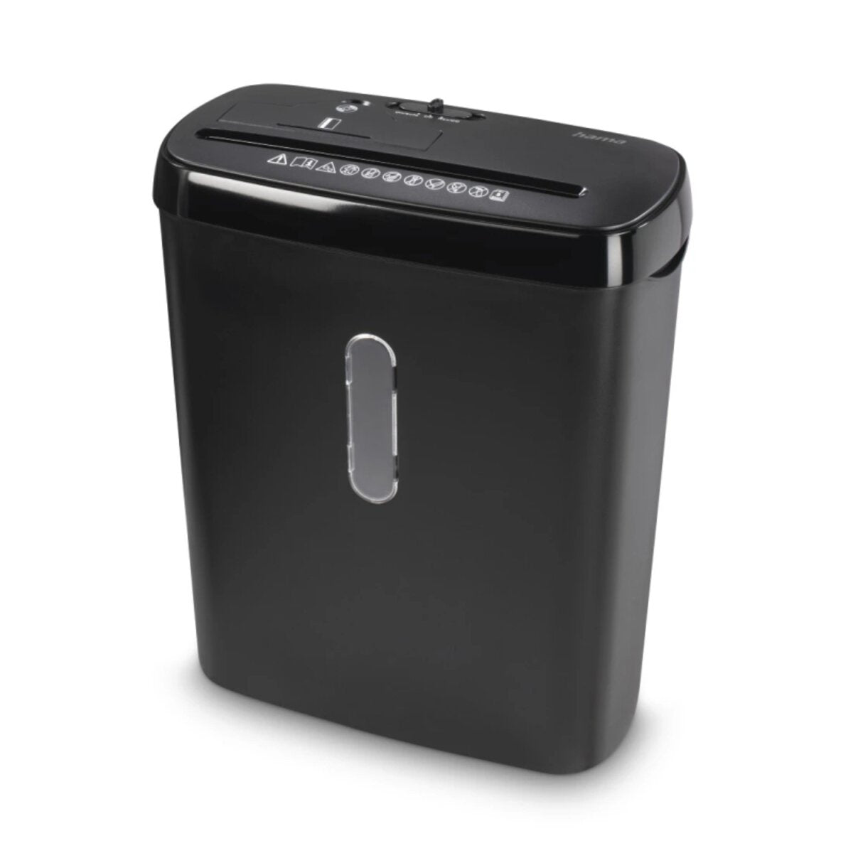 Hama Aktenvernichter S8CD Basic schwarz Schredder mit Sicherheitsstufe P2 T1