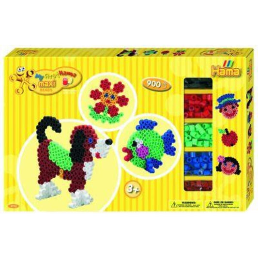 Hama Bügelperlen Bügelperlen Geschenkpackung Maxi, 900 Perlen